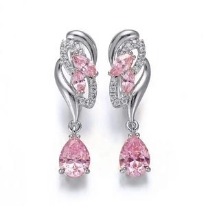 Pink Drop Earrings